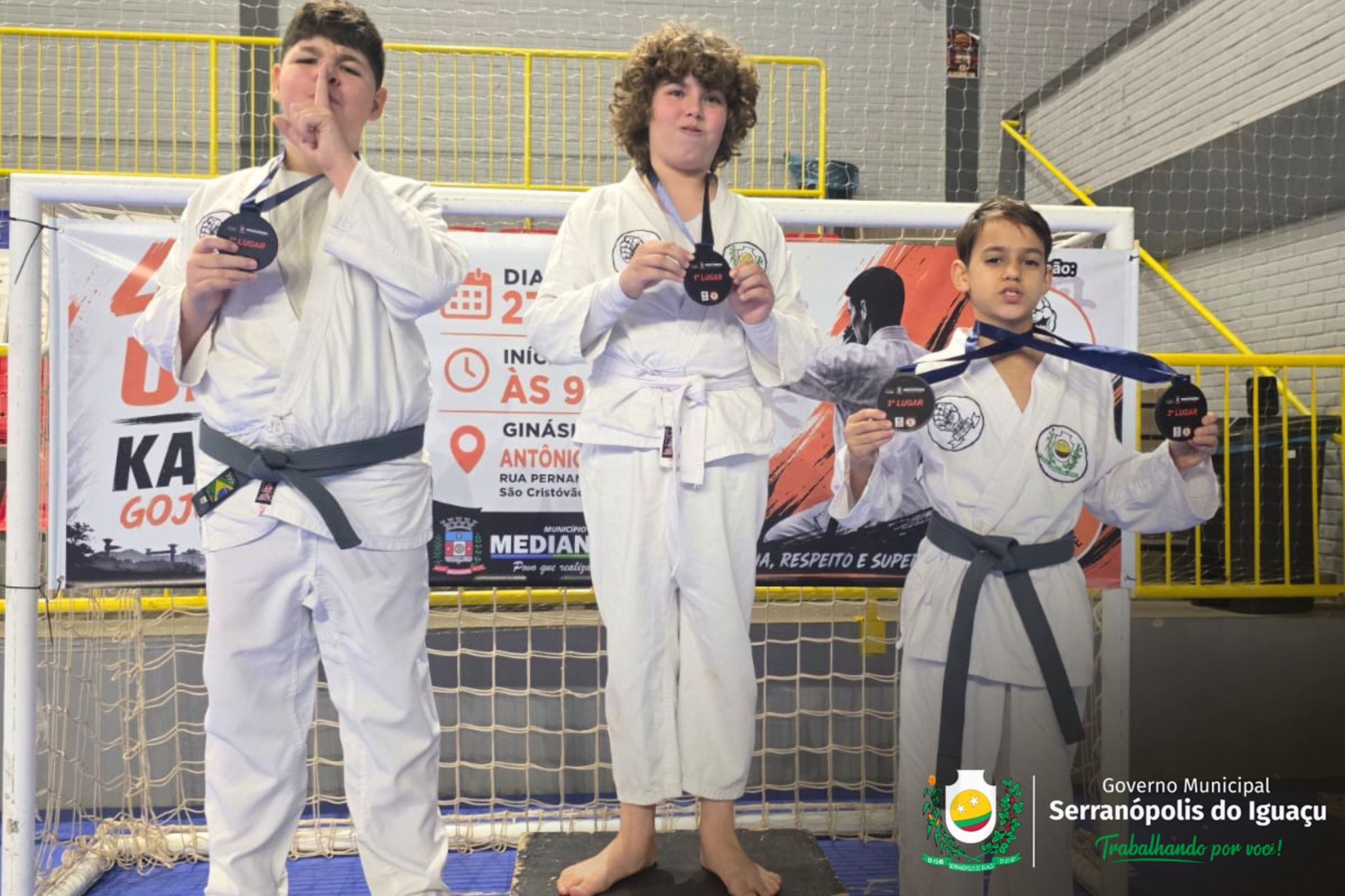 Governo Municipal celebra desempenho de atletas na 4ª Copa União de Karatê Goju-Ryu