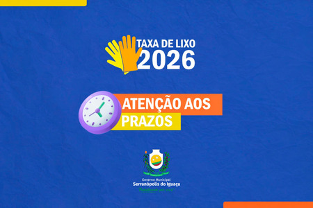 Taxa de Lixo 2026 em cota única deve ser paga até abril