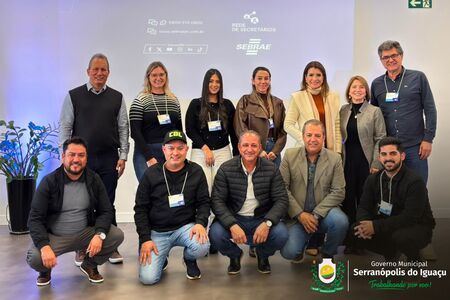 Serranópolis do Iguaçu se faz presente em encontro da Rede de Secretários Sebrae/PR