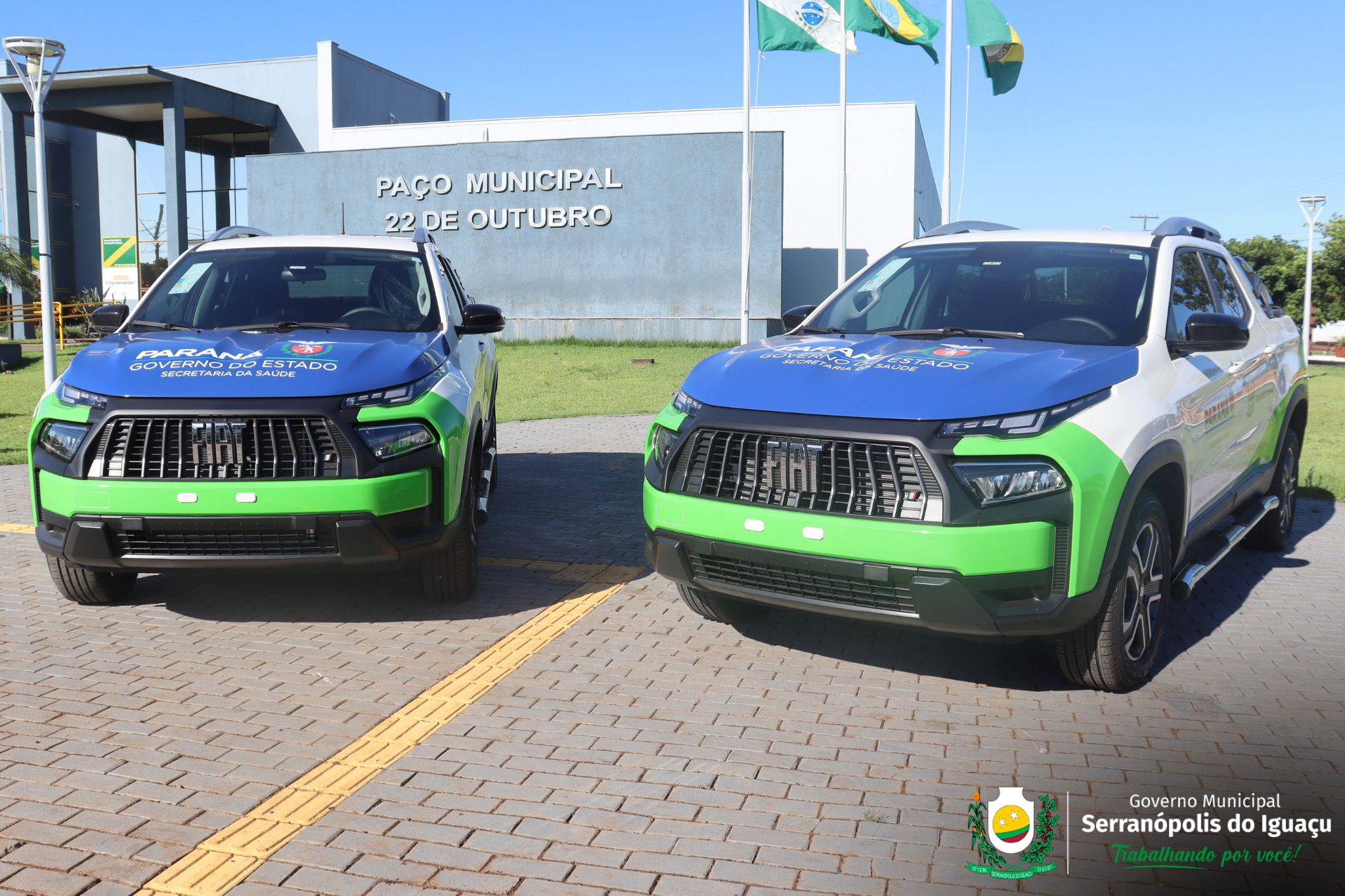 Governo Municipal adquire dois veículos para a saúde em Serranópolis do Iguaçu