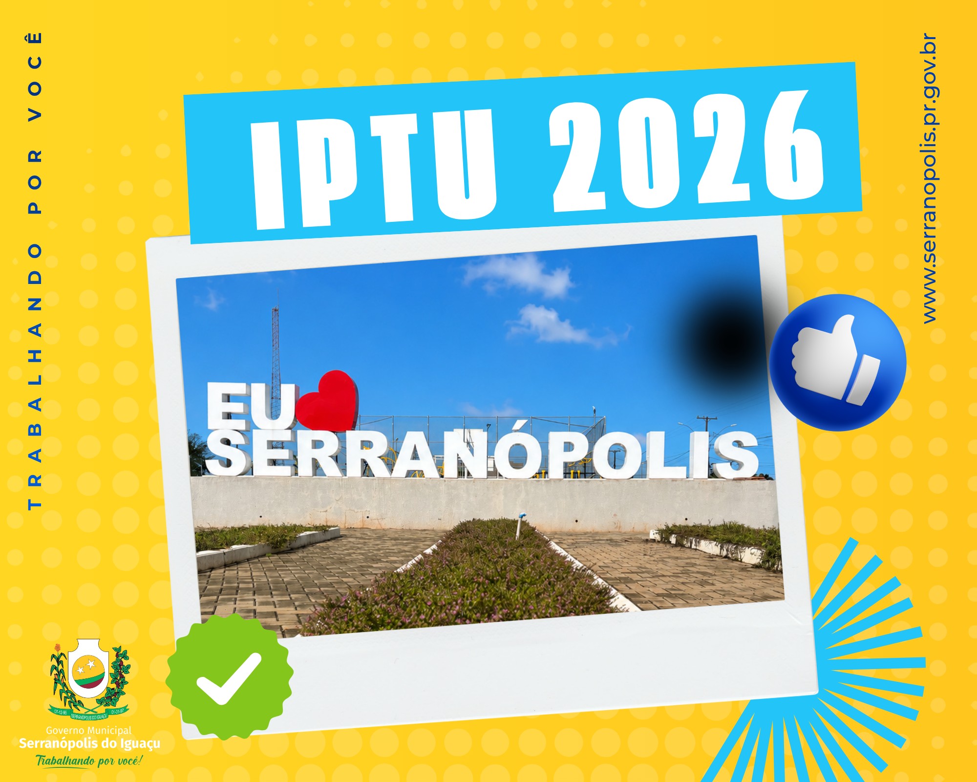 ATENÇÃO | Prefeitura libera carnê online do IPTU 