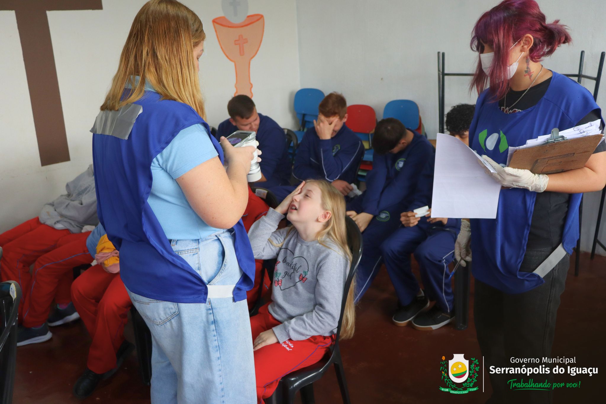 Alunos avançam para segunda etapa do Programa Bons Olhos Paraná em Serranópolis do Iguaçu