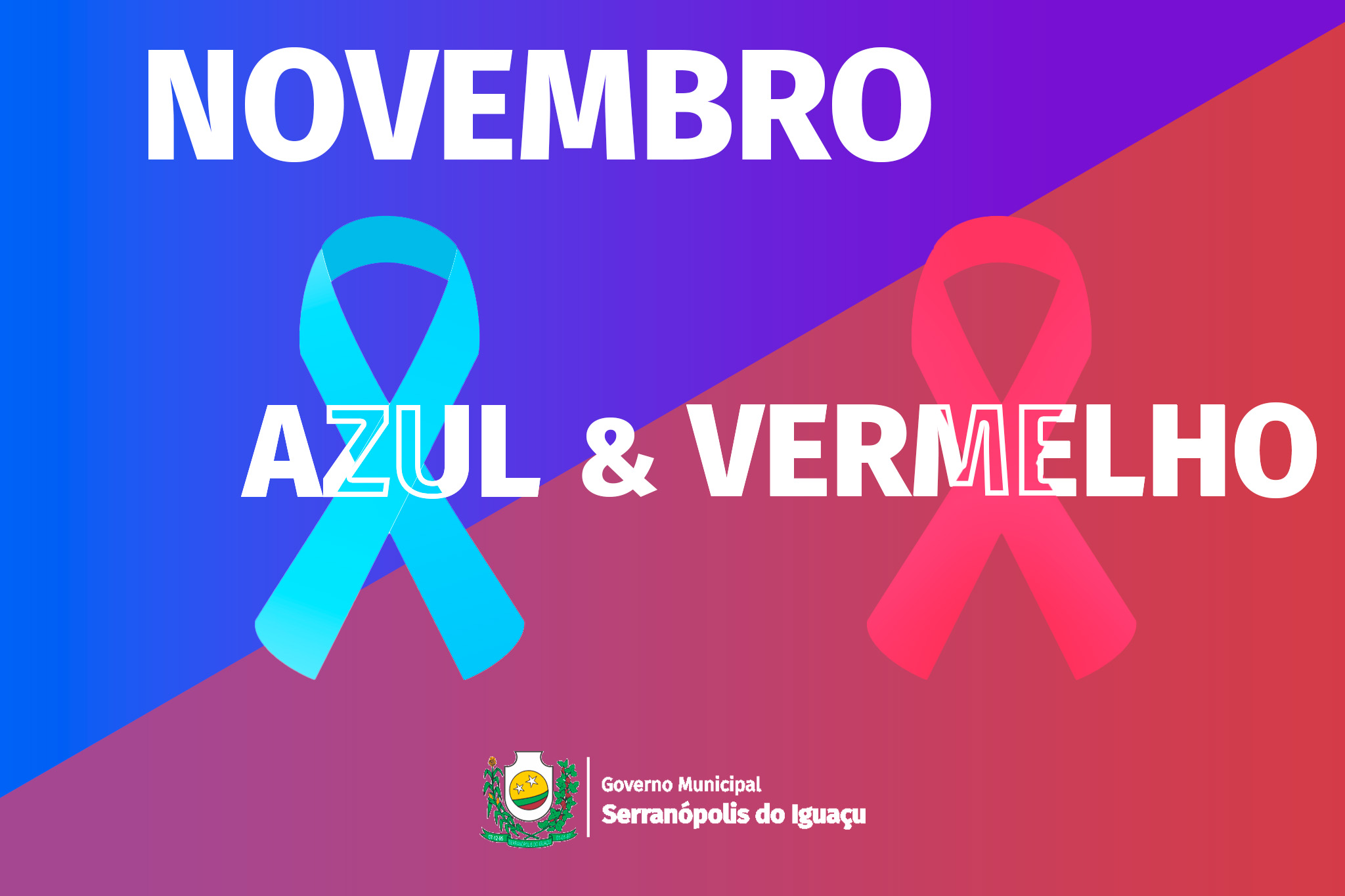 Previna-se! Novembro Azul e Vermelho tem data marcada em Serranópolis