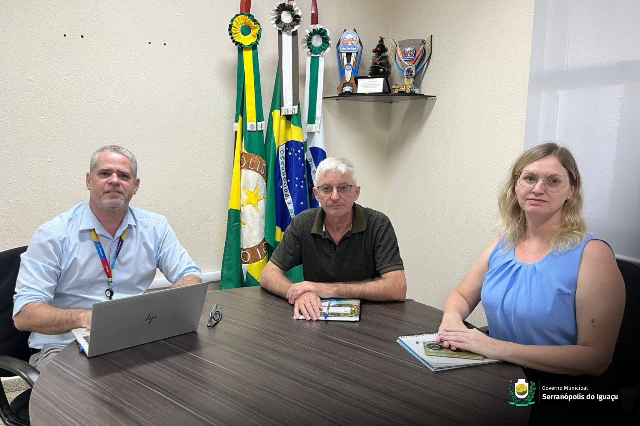 Governo Municipal discute com o Sebrae ações da Sala do Empreendedor em Serranópolis do Iguaçu