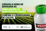 Associação dos Comerciantes Agroquímicos da Costa Oeste promove campanha de recolha de embalagens de agrotóxicos