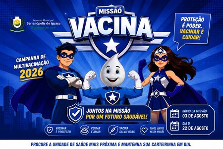 Governo Municipal inicia Campanha de Multivacinação para crianças e adolescentes