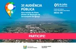Governo Municipal convida para 3° Audiência Pública para revisão do Plano Diretor Municipal