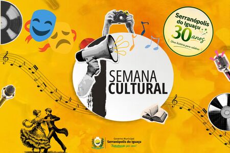 Semana Cultural celebra os 30 anos de Serranópolis do Iguaçu com feira do livro, teatro, música e dança