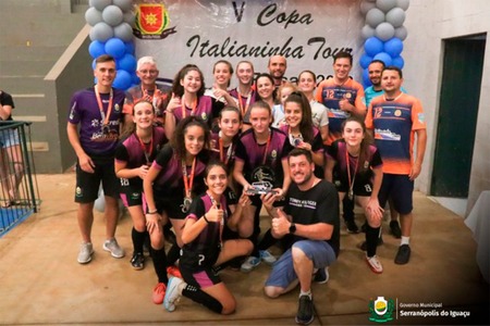 Serranópolis Futsal Feminino é Vice-Campeão da Copa Italianinha de Futsal